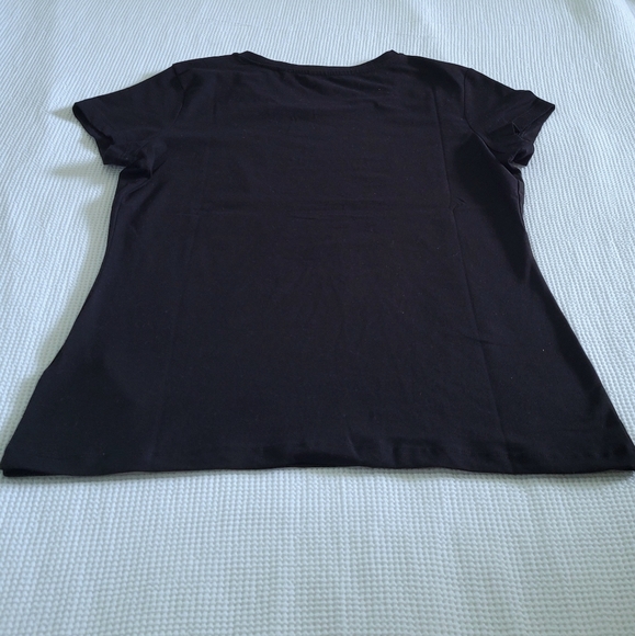 Guess❓Sugar Skull💀 Jet Black🖤 Graphic Skully Tee - NWT - Picture 14 of 16